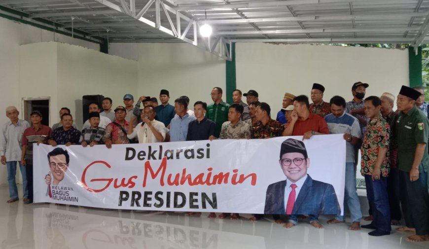 Masyarakat Nelayan Tanggamus Deklarasi Cak Imin Calon Presiden 2024