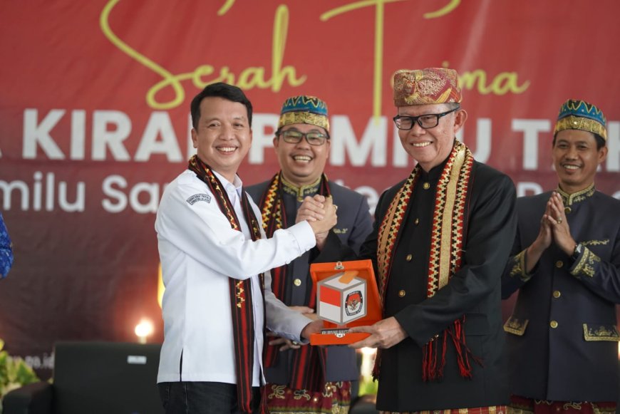 Tiba di Provinsi Lampung , Kirab Pemilu 2024  Akan Melewati Tujuh Kabupaten dan Kota