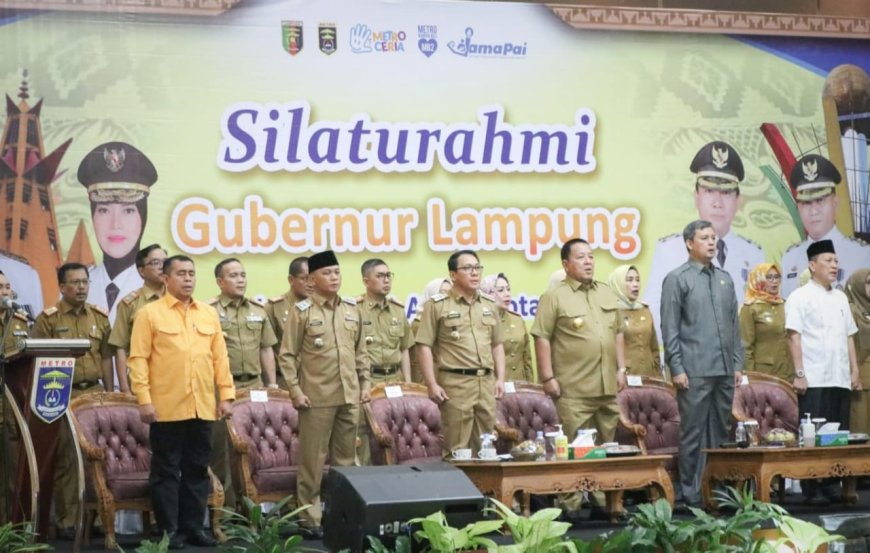 Gelar Kunker di Kota Metro,  Gubernur Lampung  Inginkan Peningkatan Pelayanan Publik  dan Beradaptasi Terhadap Perubahan