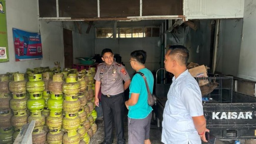 Polres Lampung Selatan Pastikan Ketersediaan Gas LPG 3 Kg Aman di Wilayah Kalianda