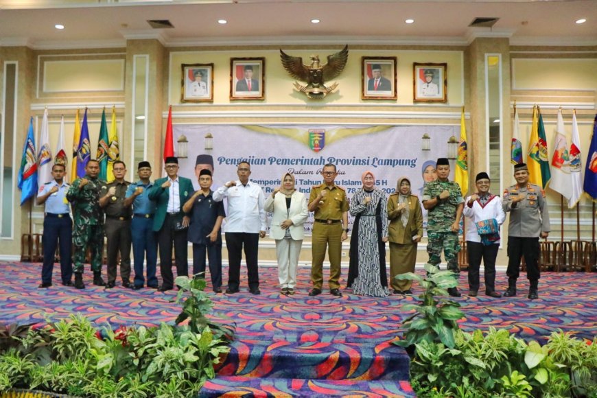 Pemprov Lampung Gelar Perayaan Tahun Baru Islam 1445 H dan HUT RI ke-78 dengan Semangat Hijrah