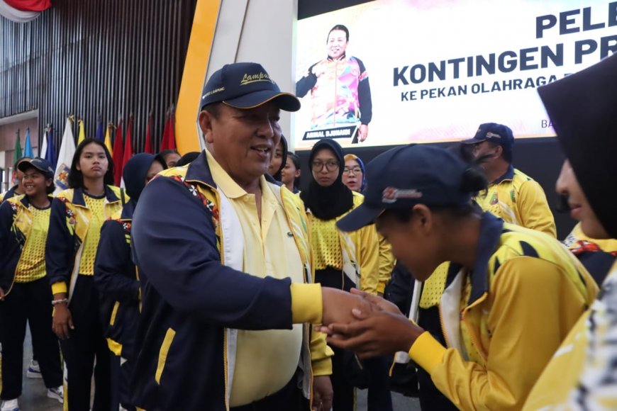 Pemerintah Provinsi Lampung Mengirimkan Kontingen Menuju Popnas XVI di Sumsel