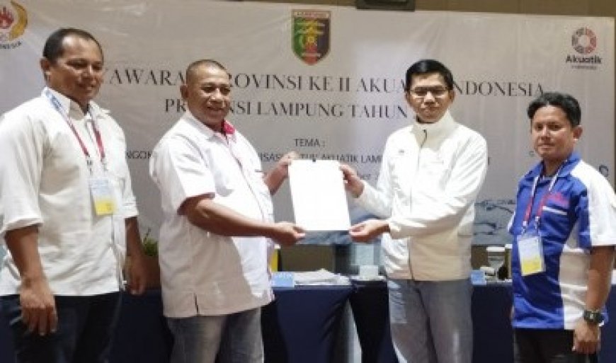 Ade Utami Ibnu Terpilih sebagai Ketua Akuatik Indonesia Lampung