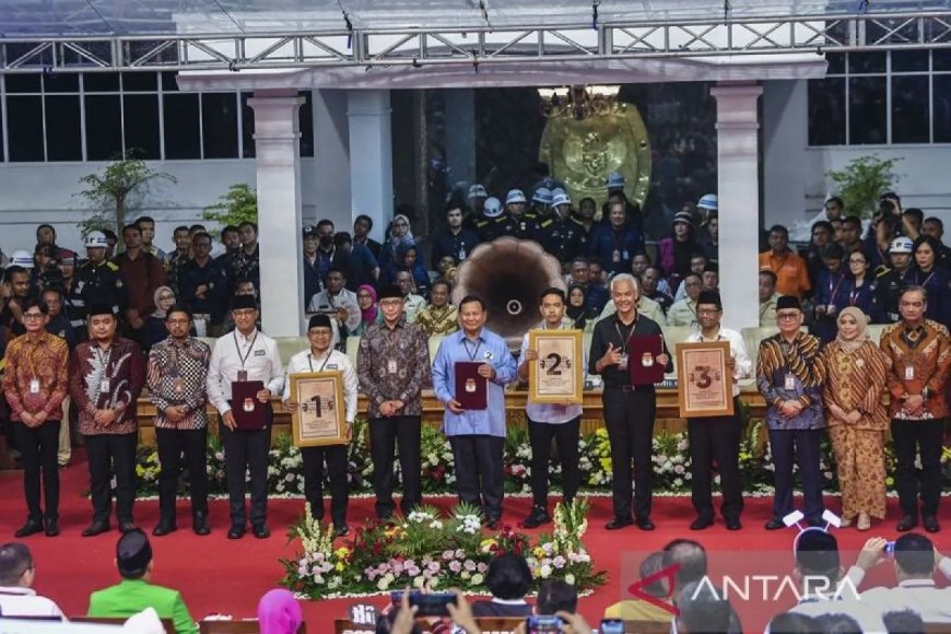 Proses Pengundian Nomor Urut Capres-Cawapres Menandai Awal Perjalanan Kontestasi Pemilihan Presiden 2024