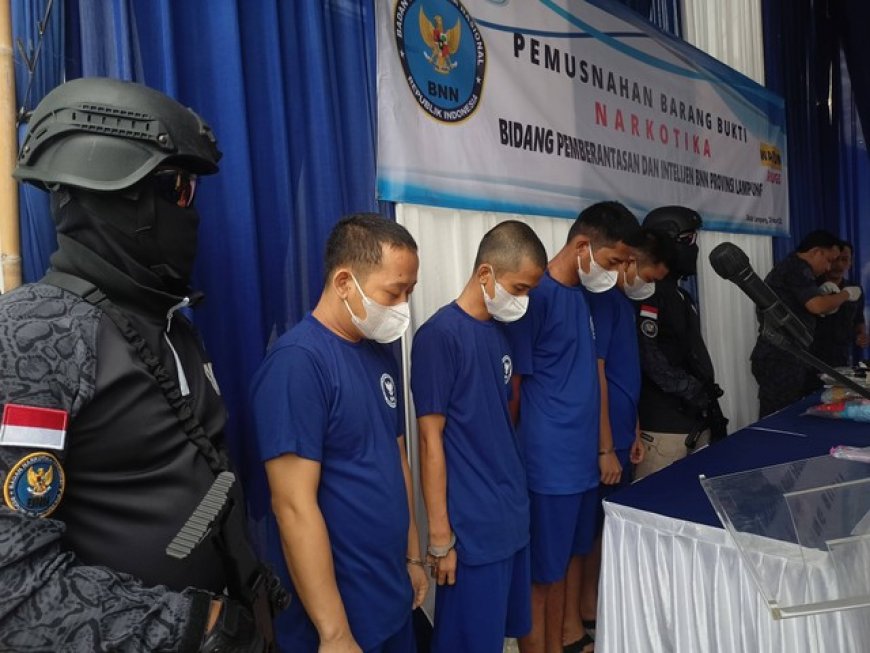 Peredaran Gelap Narkoba di Lampung Meningkat, Menyasar Wilayah Pedesaan