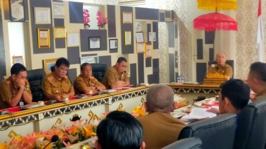 Pj Bupati Tanggamus Pimpin Rapat Optimalisasi Penanggulangan Bencana