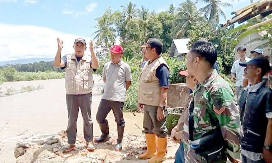 Rumah Warga Srikuncoro Tanggamus Terendam Banjir, Pejabat Bupati Tanggamus Turun Tangan