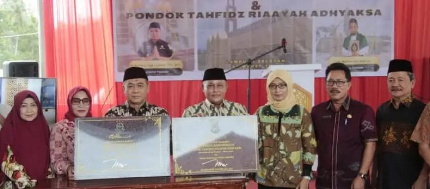 Resmi Dibuka, Masjid H. Nanang Sigit dan Pondok Tahfiz Ri’aayah Adhyaksa di Lampung Selatan Jadi Pusat Pendidikan dan Keagamaan