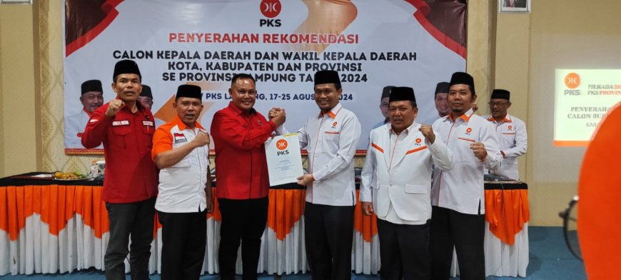 PKS Resmi Usung Nanang Ermanto dan Antoni Imam untuk Pilkada Lampung Selatan 2024