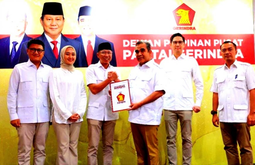 Partai Gerindra Resmi Dukung Pasangan Rahmat Mirzani-Jihan untuk Pilgub Lampung 2024