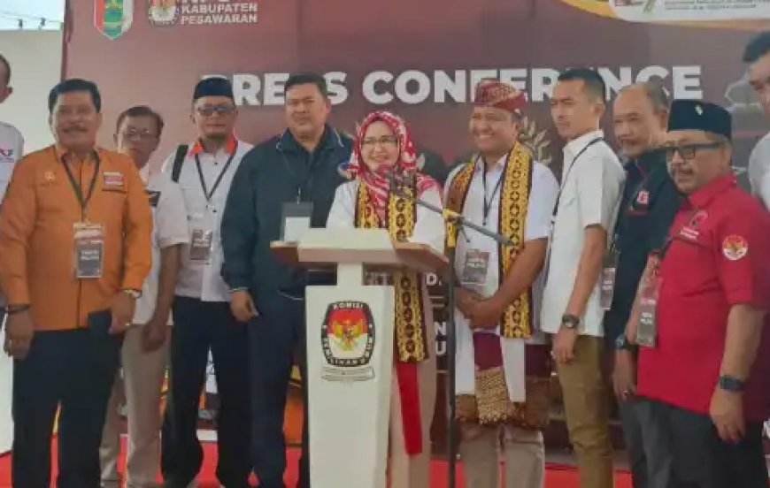 Pasangan Bakal Calon Kepala Daerah Pesawaran dan Lampung Timur Resmi Mendaftar di KPU