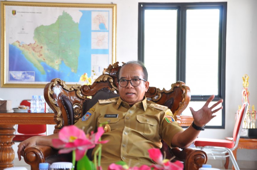 Pj. Gubernur Lampung Mulai Berkantor di Kota Baru Sabah Balau