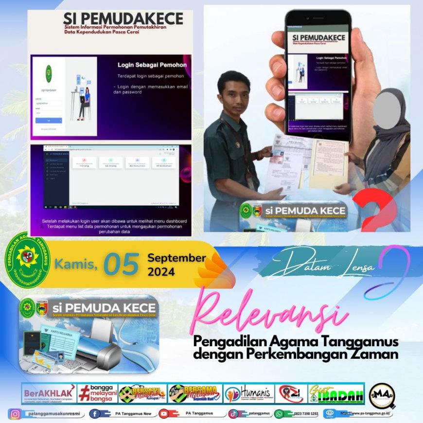 PEMUDA KECE, Inovasi Percepatan Layanan Administrasi Pasca Perceraian di Tanggamus