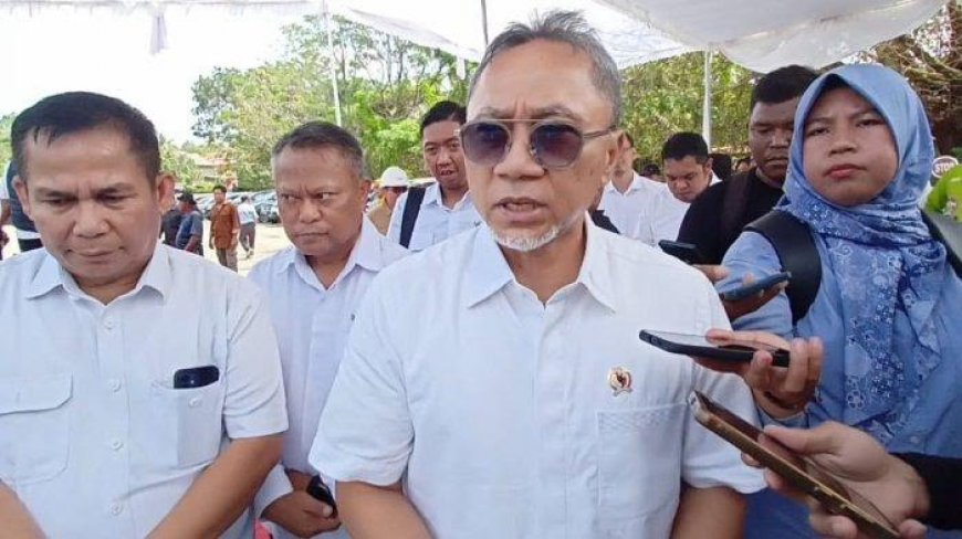 Menteri Perdagangan Zulkifli Hasan Lepas Ekspor Mentega PT Domus ke Yunani