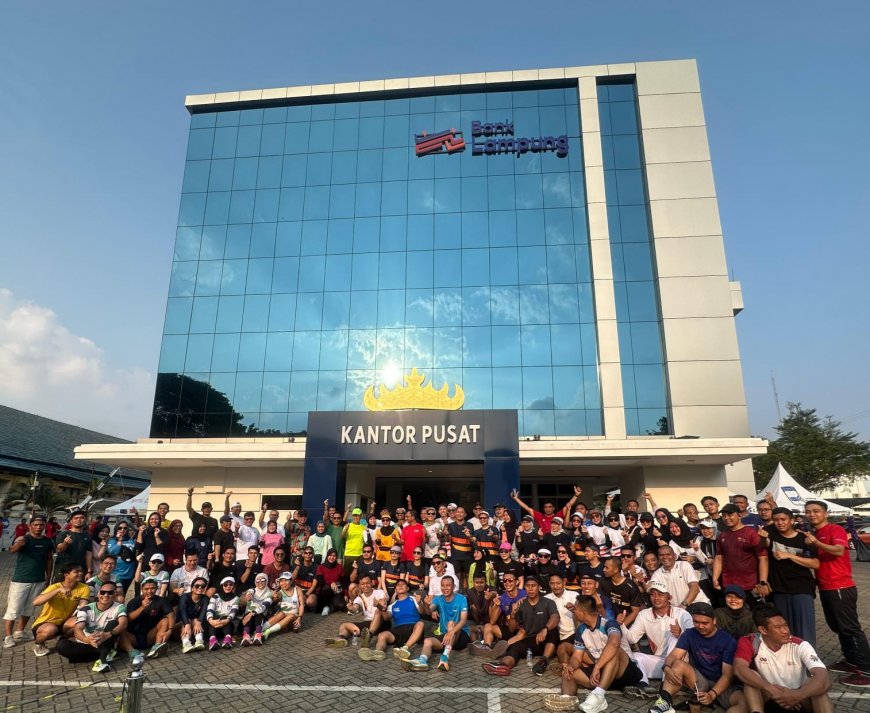 Bank Lampung Fun Run, Olahraga Sambil Bahas Pembangunan Ekonomi Lampung