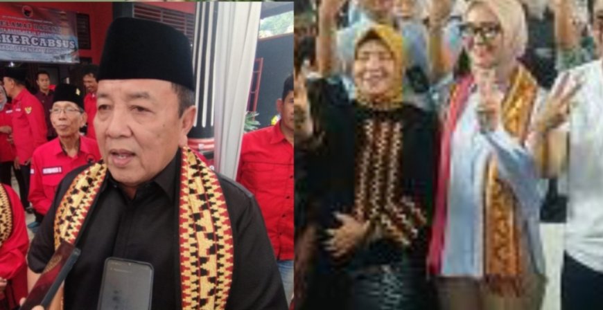 Jihan Nurlela Hadiri Dialog Konsolidasi MIRZA-JIHAN, Arinal Djunaidi di Rakercabsus PDIP