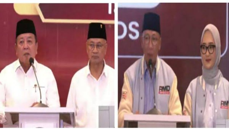 Debat Cagub Lampung : Rahmat-Jihan Komitmen Bawa Lampung Maju Inklusif dan Berkeadilan, Arinal-Sutono Prioritaskan Kedaulatan Pangan