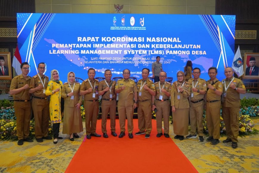 Pj Gubernur Lampung Hadiri Rakornas LMS: Dukung Transformasi Digital Pendidikan Menuju Indonesia Emas 2024