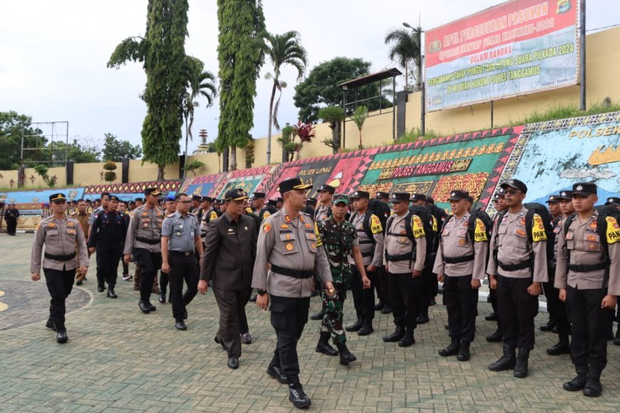 522 Personel Kepolisian Siap Amankan Pilkada Serentak di Tanggamus