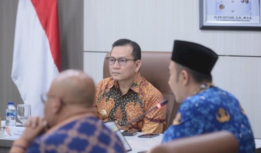 Jelang Nataru, Pj Gubernur Pastikan Ketersediaan Pangan di Sumsel Aman