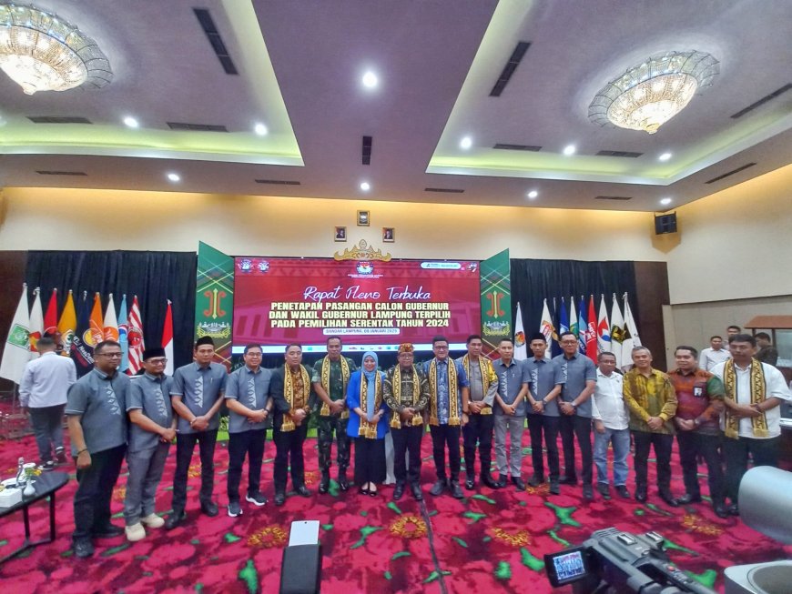 Rahmat Mirzani Djausal dan Jihan Nurlela Gubernur dan Wakil Gubernur  Terpilih