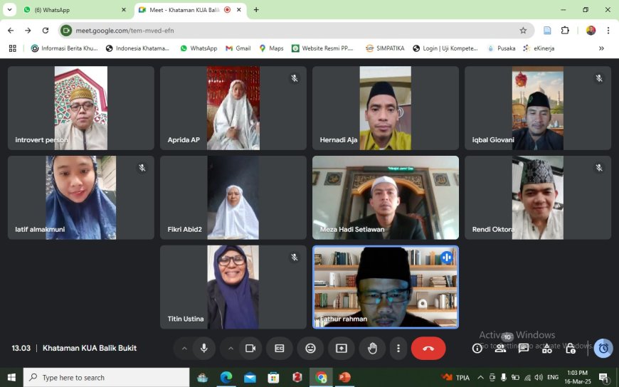 Ratusan Warga Lampung Barat Ramaikan Khataman Al-Qur'an Serentak Nasional