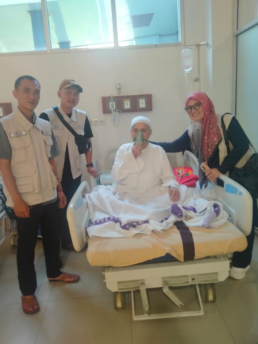 Kesehatan Menurun, Satu Jamaah Haji Lampung Barat Dirujuk ke RSAM