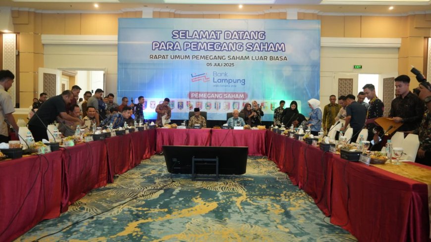 Muhammad Firsada Resmi Jabat Komisaris Utama Bank Lampung Lewat RUPS-LB