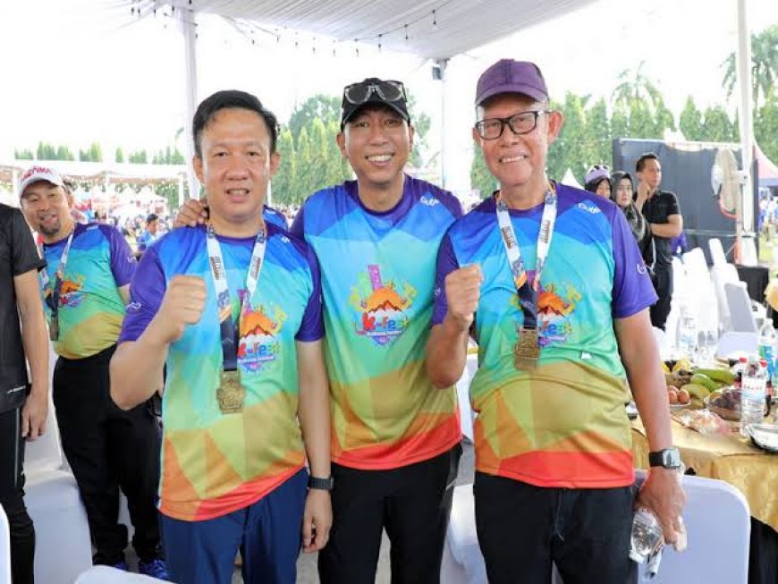 Ribuan Warga Tumpah Ruah di Lapangan Korpri Meriahkan Krakatau Run 2025