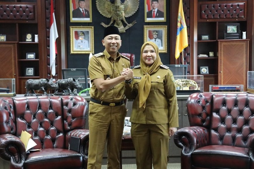 Gubernur Mirza dan Wali Kota Eva Rumuskan Langkah Konkret Majukan Bandar Lampung