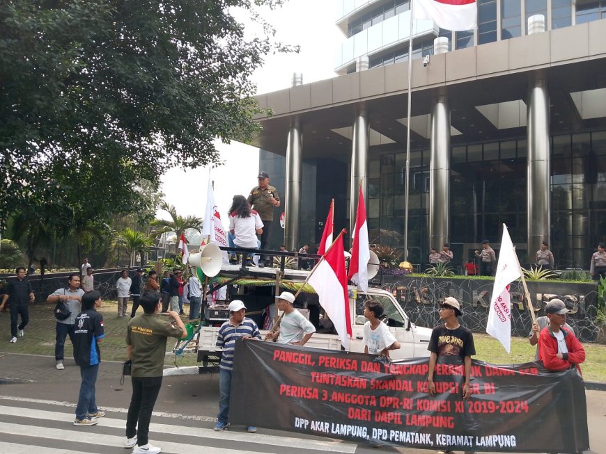 Tiga LSM Lampung Kepung KPK: Desak Usut Tuntas Skandal Korupsi CSR BI Rp1,6 Triliun