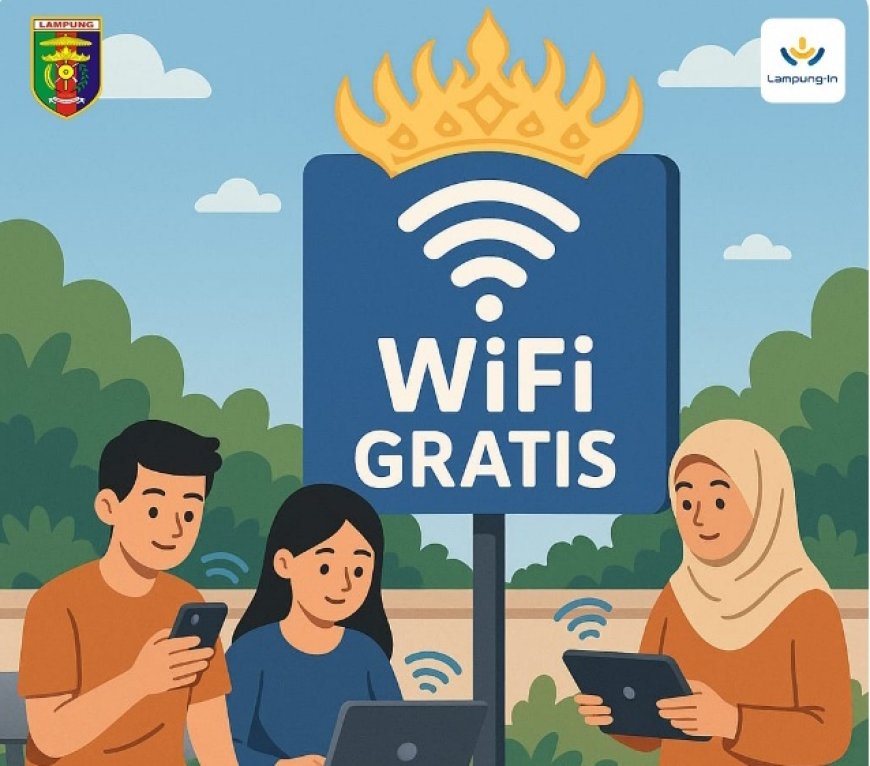 Pemprov Lampung Hadirkan Layanan WiFi Gratis di Sejumlah Ruang Publik