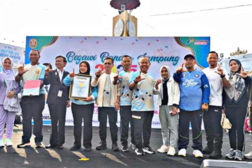 Bandar Lampung Pecahkan Rekor Dunia: Sekubal Raksasa Sepanjang 25 Meter Catatkan MURI