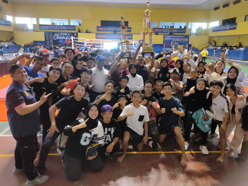 Tanggamus Juara Umum Lampung Kickboxing Championship 2025: Bawa Pulang 41 Medali!