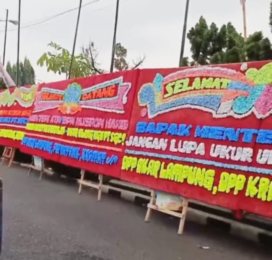 Menteri ATR/BPN Disambut Karangan Bunga, Desakan Ukur Ulang HGU PT SGC di Lampung