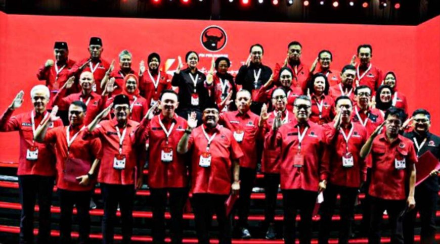 Megawati Lantik Pengurus DPP PDI Perjuangan 2025–2030: Ini Daftar Lengkap 37 Nama