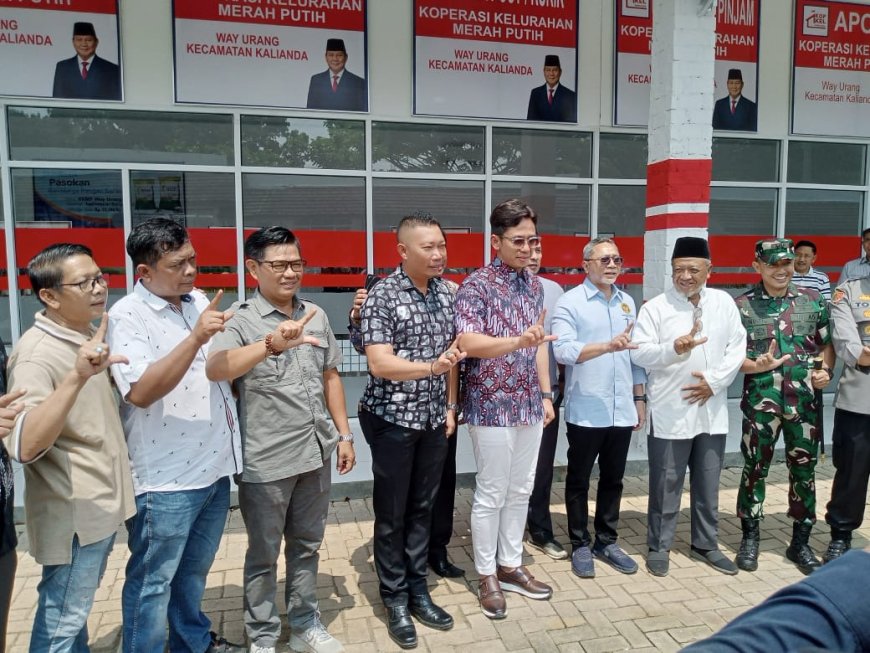 Zulhas Puji Gerai Koperasi Merah Putih Way Urang, Janji Angkat Pengurus Jadi PPPK