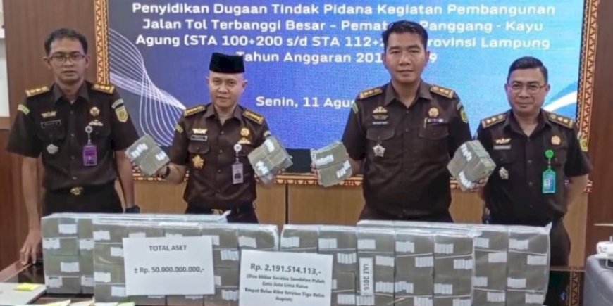 Kejati Lampung Tetapkan Pejabat BUMN Tersangka Korupsi Jalan Tol Terpeka, Kerugian Negara Rp66 Miliar