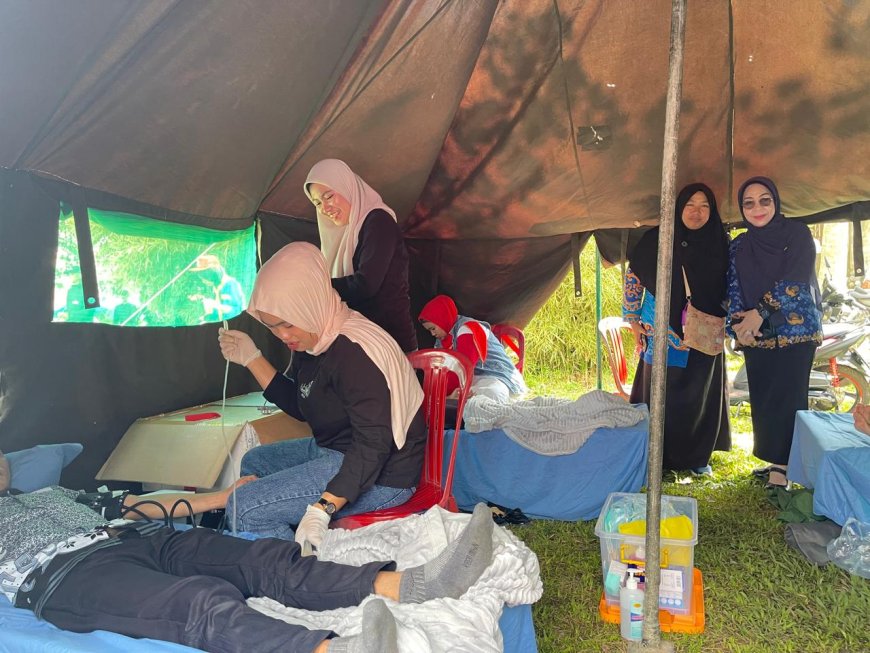 Meriahkan HUT RI ke-80, Kecamatan Sumberjaya Gelar Bakti Sosial Donor Darah
