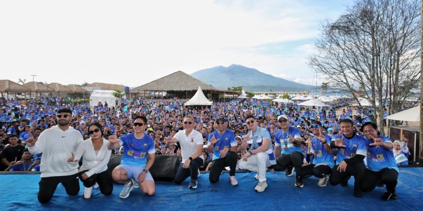 Krakatau Beach Run 2025, Ribuan Pelari Padati Pantai Senaya Kalianda