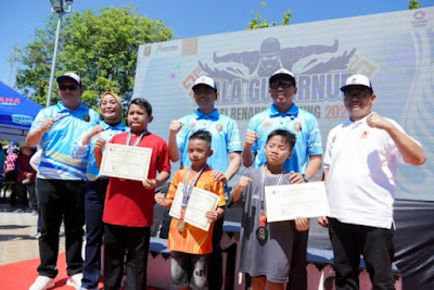 Atlet Renang Lampung Barat Sukses Rebut Medali di Piala Gubernur Invitasi Renang Lampung 2025