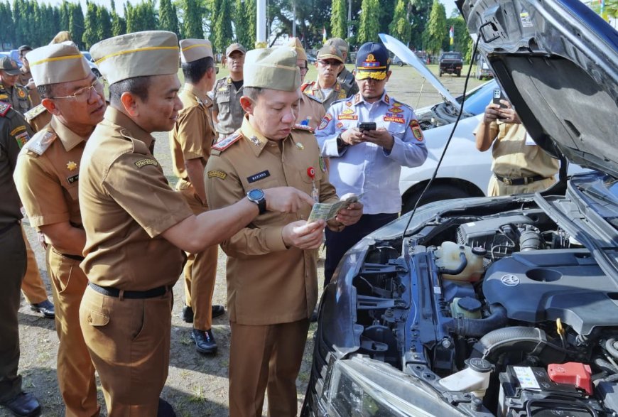 Sekdaprov Marindo: Apel Kendaraan Dinas Bentuk Disiplin Aset dan Wujud Pemerintahan Bersih