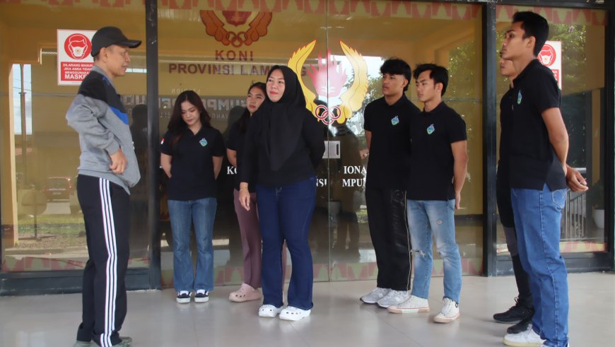 Ketum KONI Lampung Minta Atlet Kurash Buang Rasa Minder dan Fokus di Arena