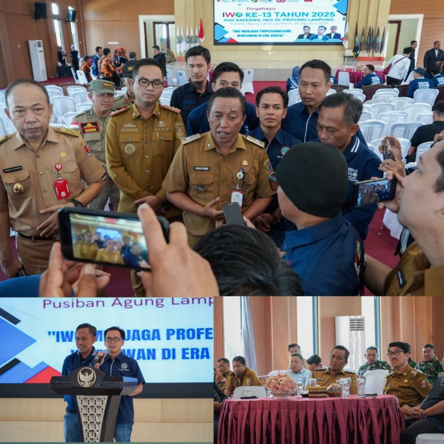 Pemprov Lampung Gandeng IWO Perkuat Literasi Digital, Perangi Hoaks