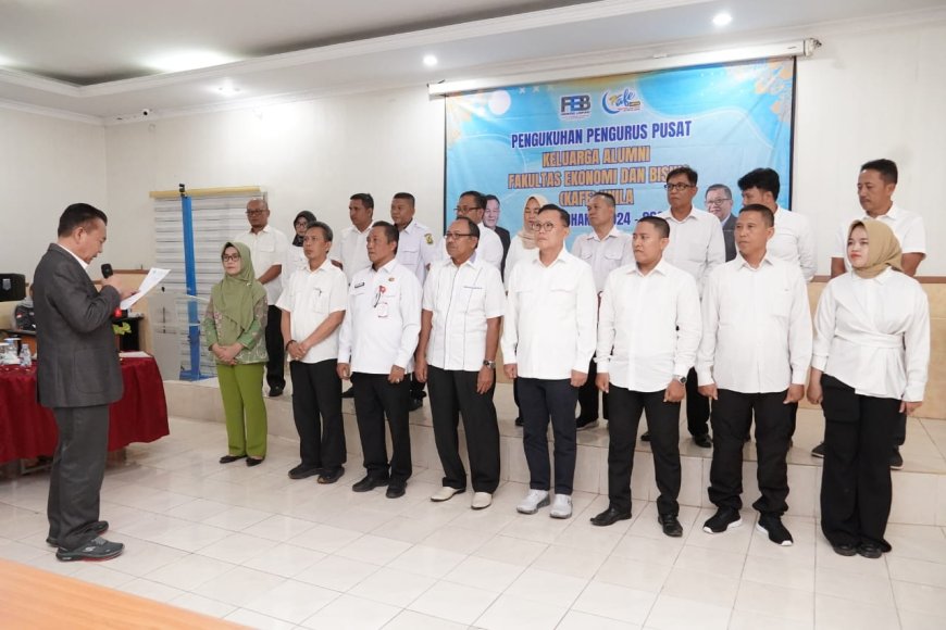Pengurus Baru KAFE Unila Kukuhkan, Alumni Pekuat Semangat Kebersamaan Lintas Generasi