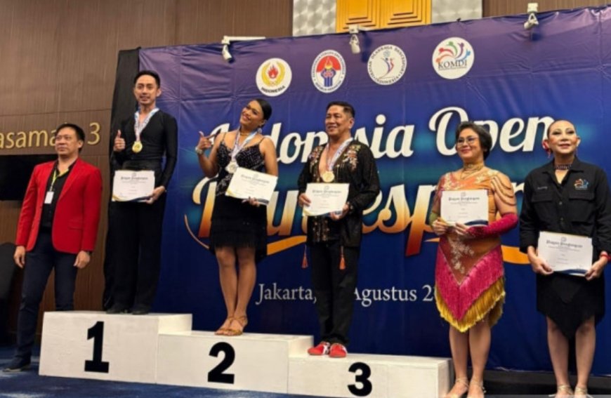 Lampung Raih Dua Medali Emas di Indonesia Open DanceSport 2025