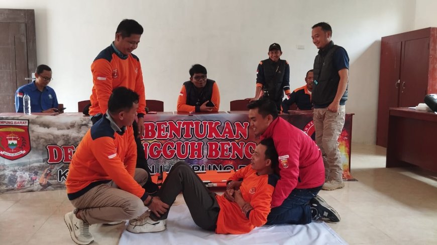 BPBD Lampung Barat Resmikan Destana di Pekon Buay Nyerupa