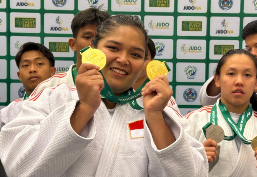 Selamat! Indah Permatasari, Judoka Putri Lampung Bawa Pulang Dua Emas di Ajang Dunia