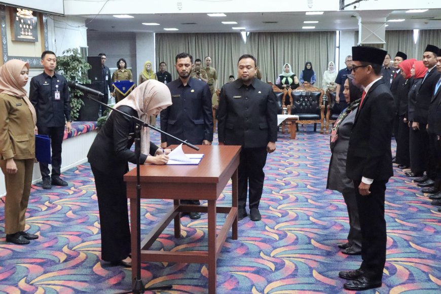 Wakil Gubernur Lampung Lantik 60 Pejabat Administrator dan Pengawas